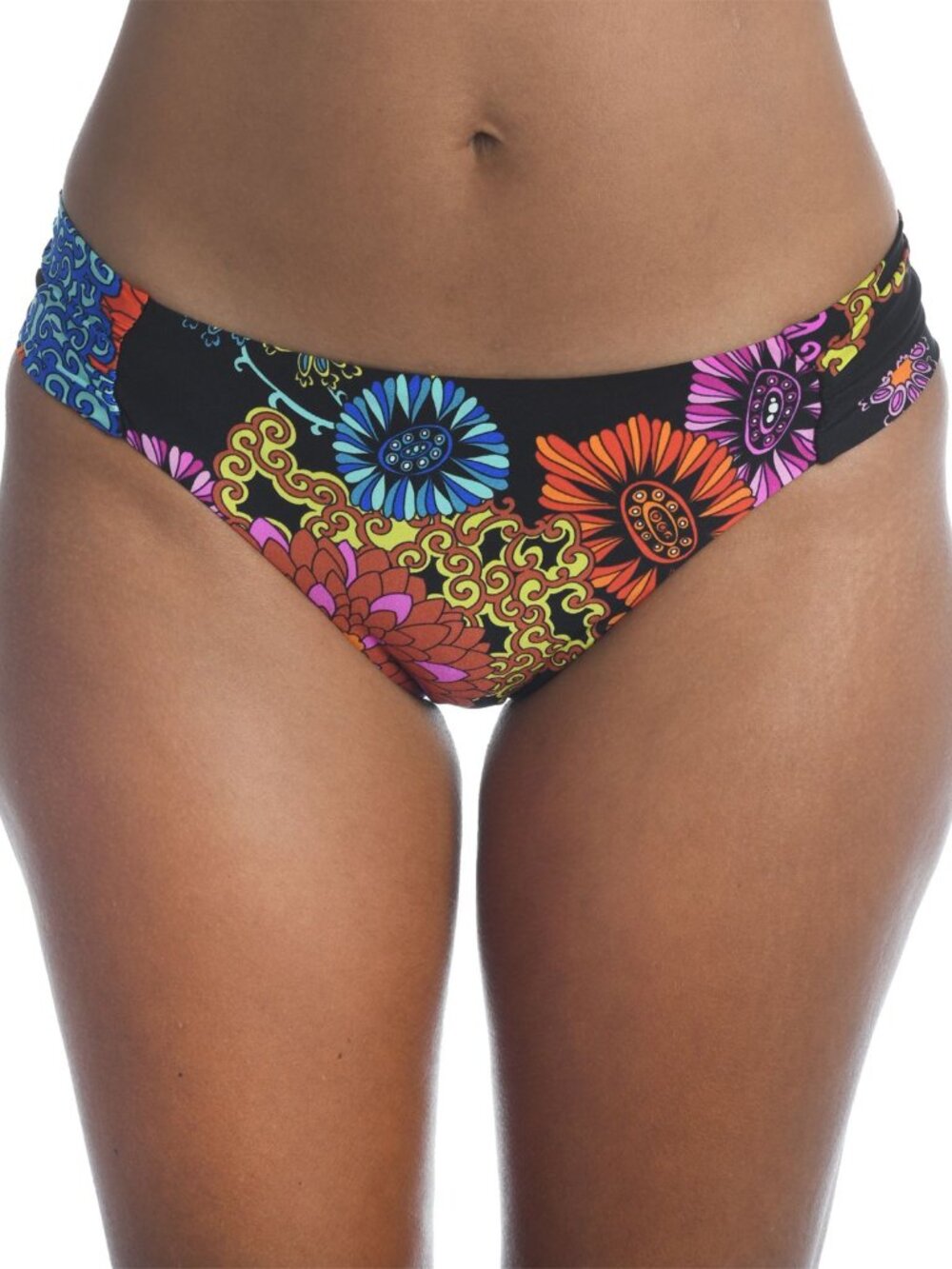 Trina Turk Womens Electric Reef Printed Hipster Bikini Bottoms